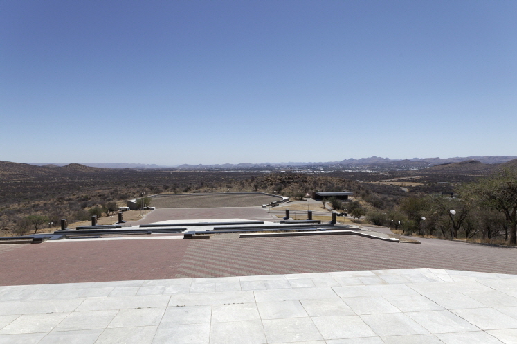 Windhoek vom Denkmal betrchtet