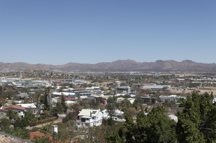 Blick ber Windhoek