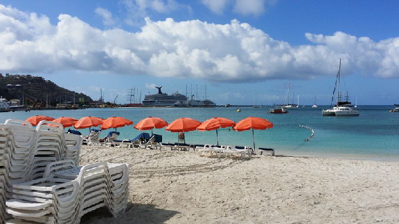 Strand in St. Maarten