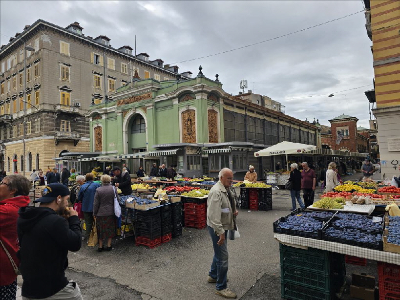 alter Markt von Rijeka 2024